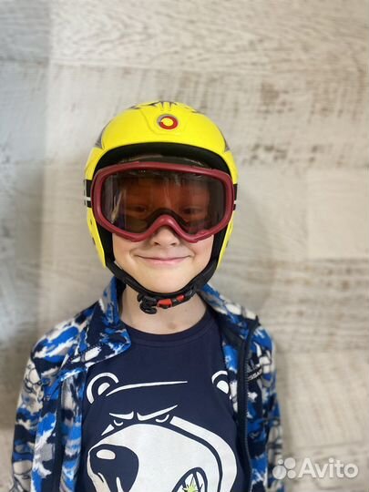 Горнолыжный шлем + маска
