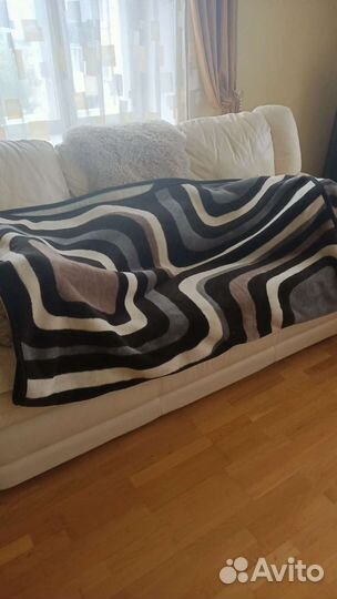 Плед объемный ворсистый, размер 1,5/2,00