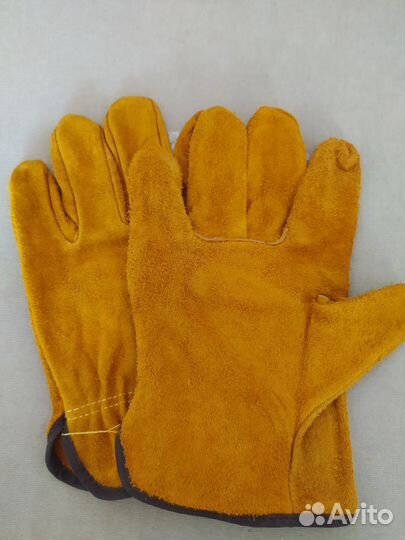 Перчатки кожаные