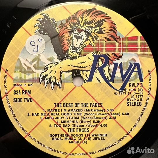 Faces – The Best Of The Faces 2LP (Англия 1977г.)