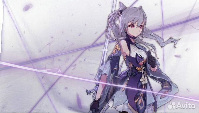 Полотенце пляжное микрофибра новое Genshin