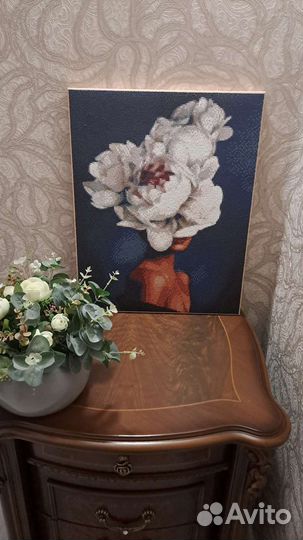 Картина алмазная на холсте