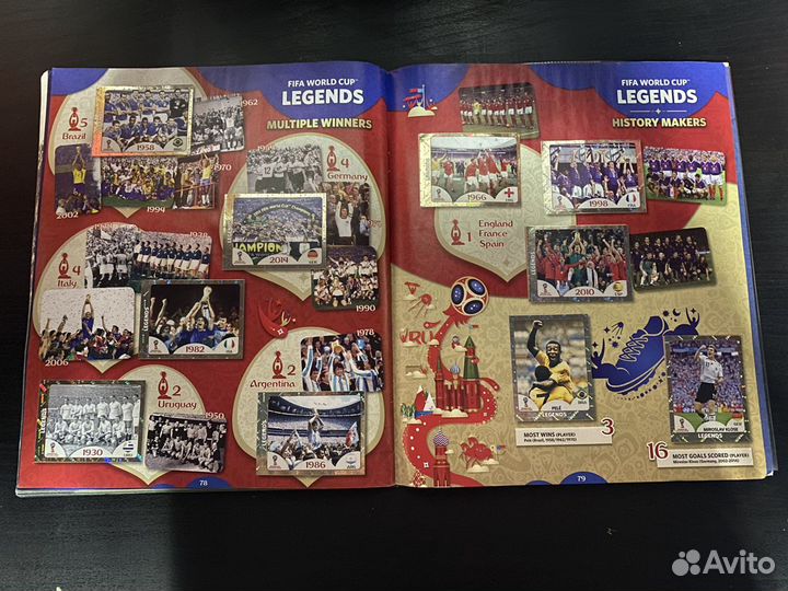 Журнал Panini World Cup 2018