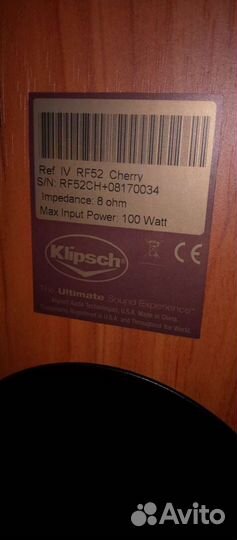 Акустика Klipsch Rf 52 lV,пара