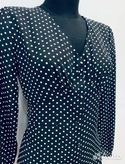 Красивая блузка в горох