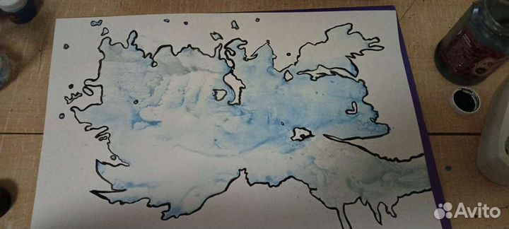 Картина акварель