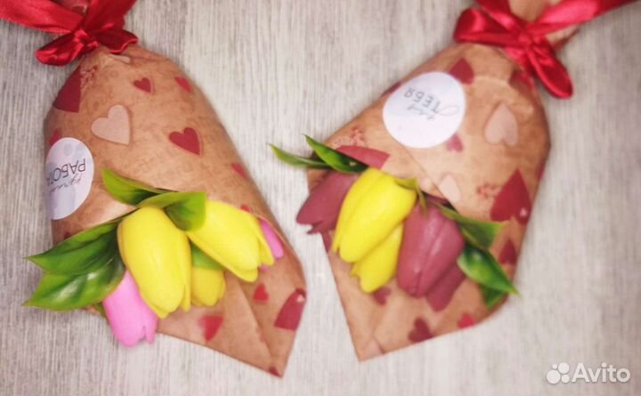 Мыльные букеты