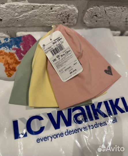 Комплекты шапочек 3-6м