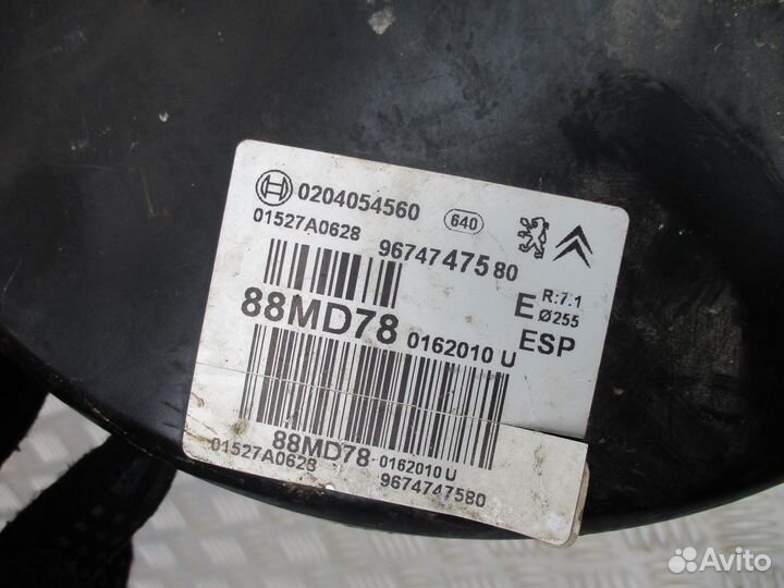 Усилитель тормозов Ситроен С4 Б7 2012