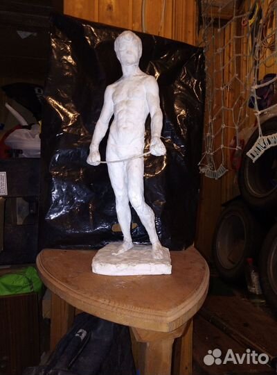 Скульптура. Гипс. Авторская работа. Высота 25см