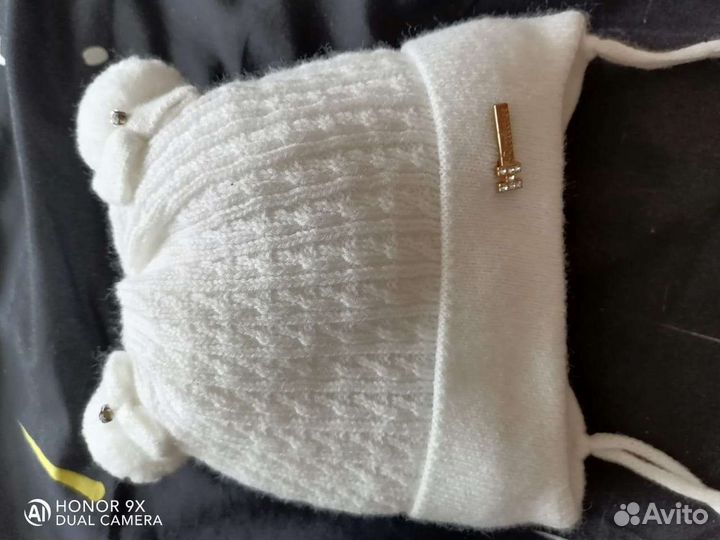 Шапка зимняя для девочки новая