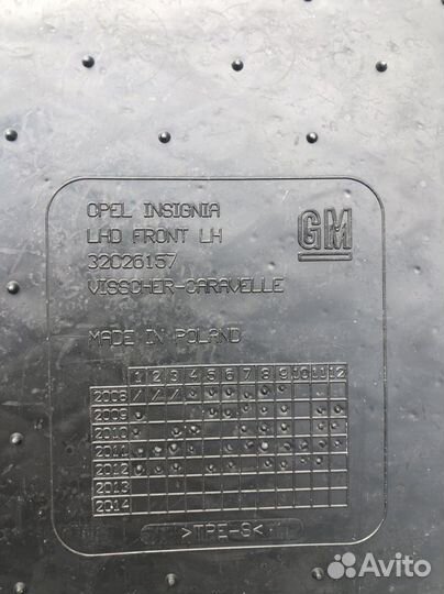 Коврики резиновые Insignia