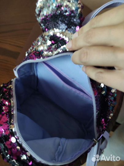 Рюкзак для девочки с блесками