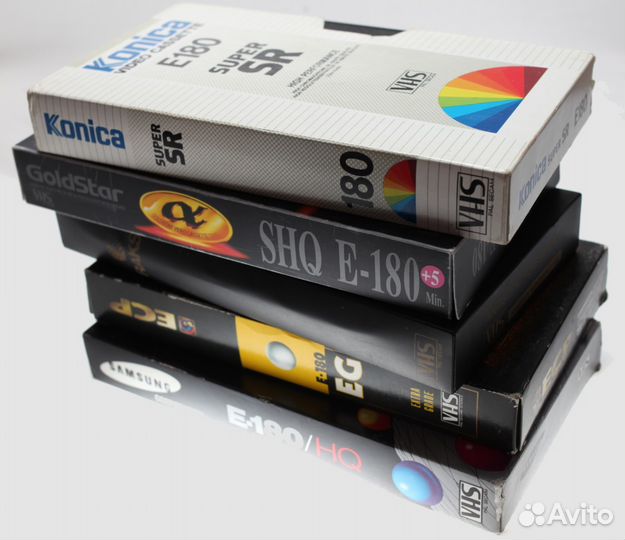 Видеокассеты Konica, Scena, Goldstar и др. 180 min
