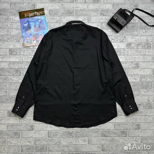 Рубашку Van Laack Black Shirt With Patterns Etro