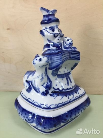 Шкатулка Гжель