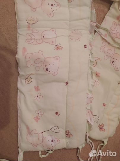 Бортики в детскую кроватку бу