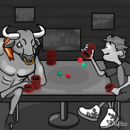 Стакан для костей