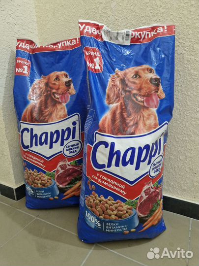 Корм для собак chappi 15 кг