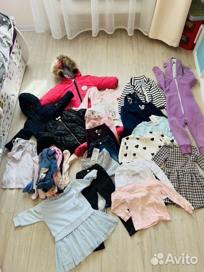 Вещи пакетом для девочки 98-110-116