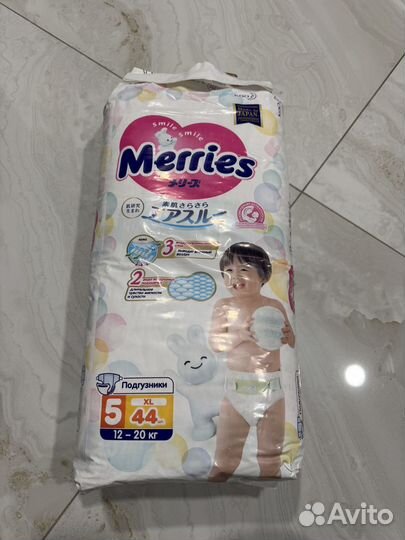Подгузники merries xl