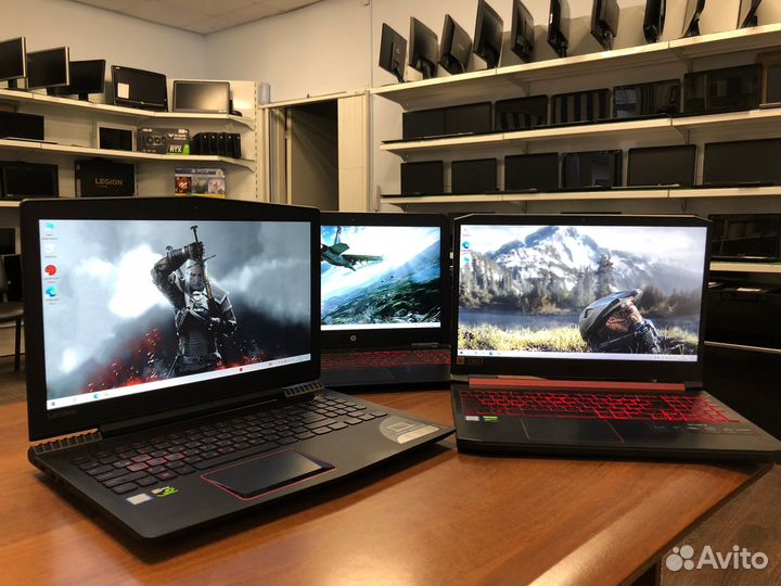 Игровые ноутбуки Lenovo, Acer, Asus, HP, Гарантия