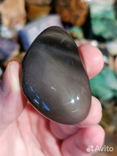 Обсидиан, кабошон