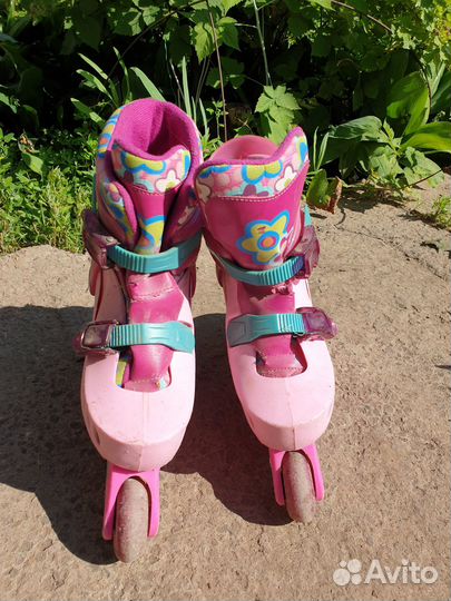 Роликовые коньки детские раздвижные