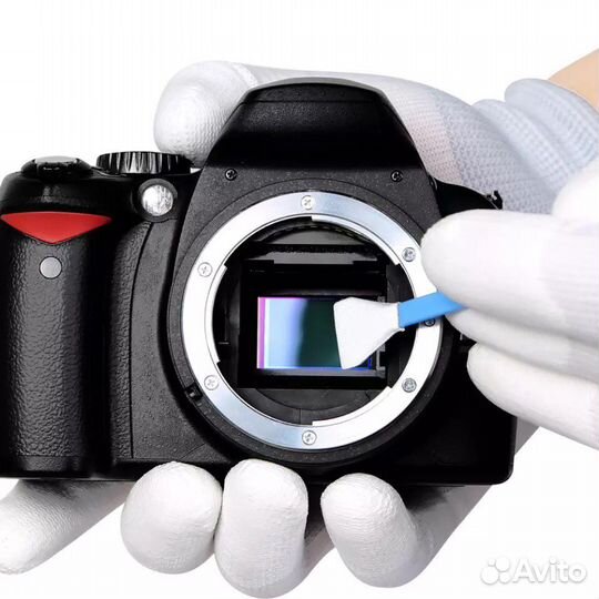 Швабра для чистки матрицы зеркального фотоаппарата