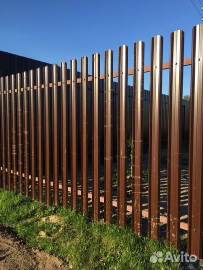 Монтаж забора