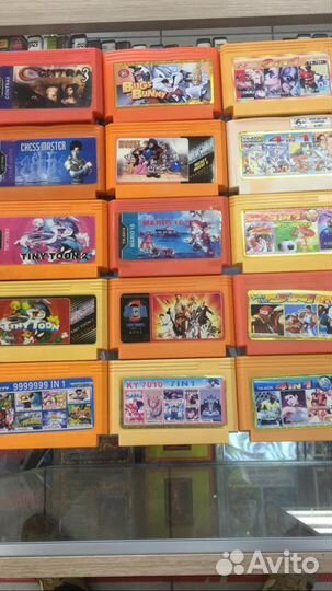 Картриджи Sega и Dandy