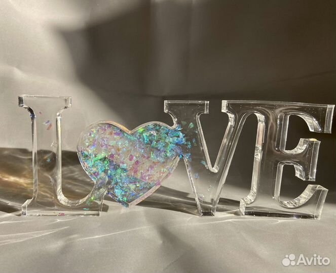 Свадебные аксессуары на стол - Love