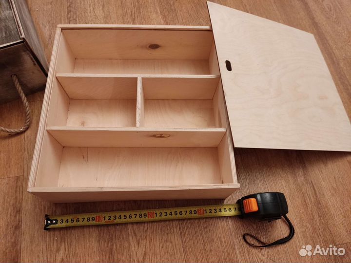 Коробка подарочная деревянная разных размеров