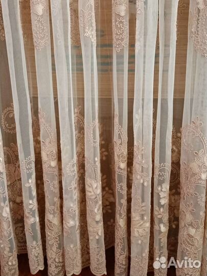 Шторы и тюль бу
