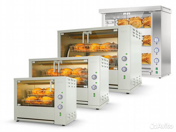 Аппарат для куры гриль Атеси 3 шампура