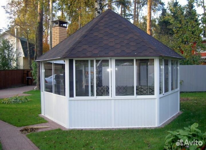 Остекление терассы распашное