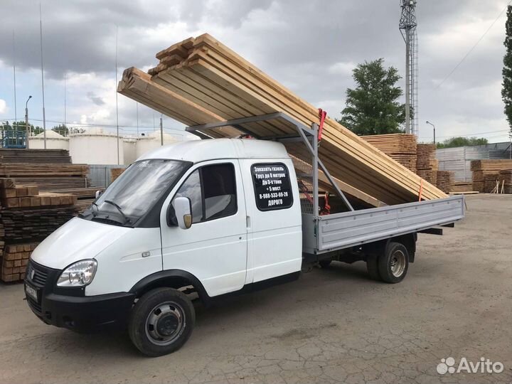 Грузоперевозки газель открытая бортовая