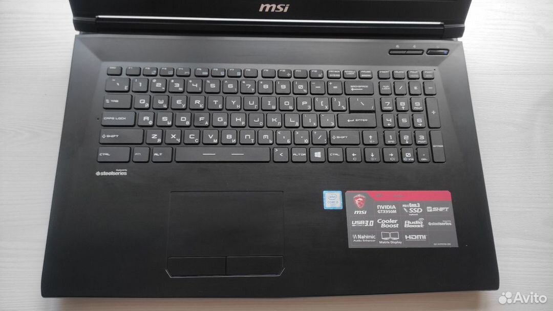 Игровой ноутбук MSI