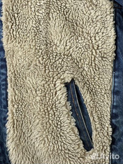 Куртка джинсовая с мехом Zara