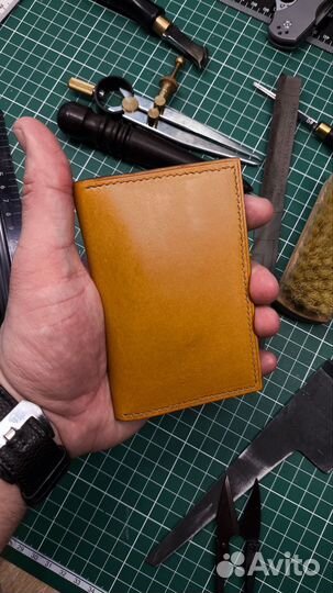 Кардхолдер из натуральной кожи