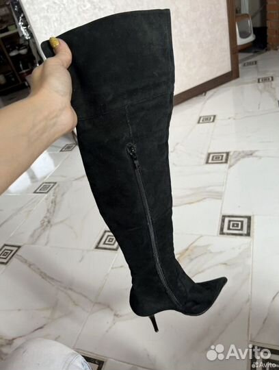 Ботфорты замша 35