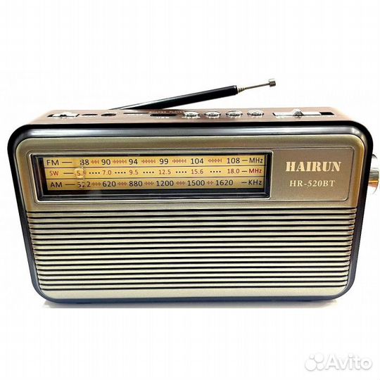 Радиоприемник hairun HR-525BT. 525. 520. 29. 30