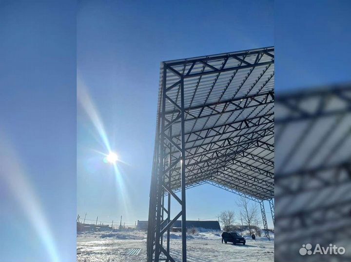 Каркас ангара 18х30м. Тип С