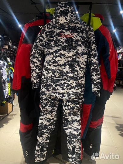 Комбинезон DF Extreme MAN Camo-Black утепленный