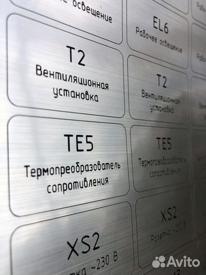 Изготовление табличек из металла, пластика