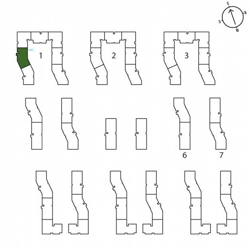 1-к. квартира, 40,2 м², 1/3 эт.