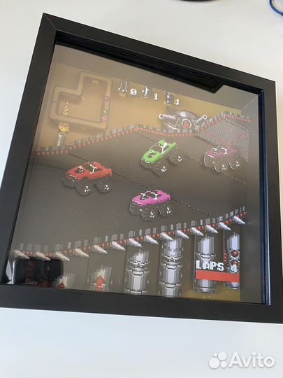 Пиксельная диорама Rock’n’Roll Racing