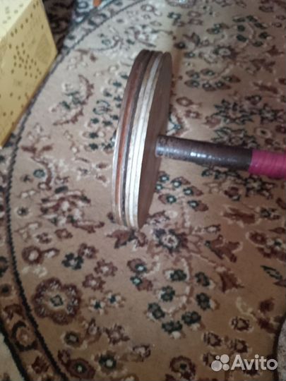 Штанга с блинами бу