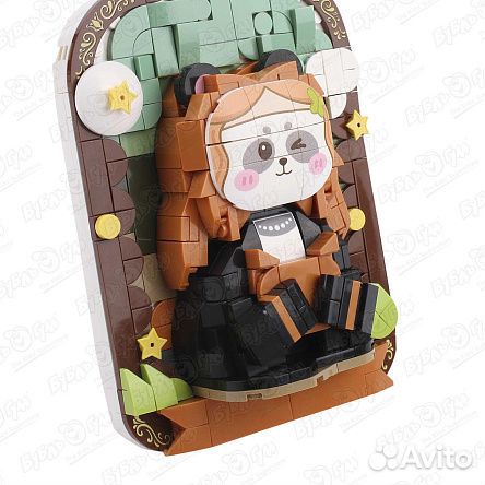 Конструктор Lanson Toys Панда с котом рамка