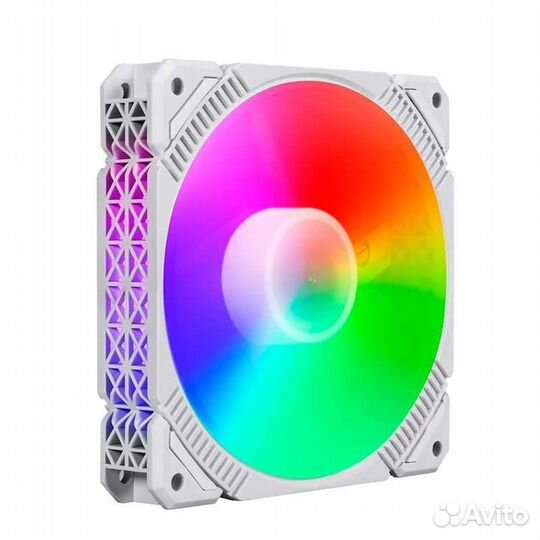 Комплект вентиляторов для пк белые argb с пультом